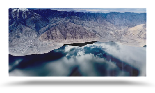 Desert Meets Reflection - HD Acrylic Print 10x20