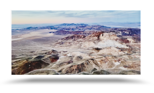 Amargosa Valley Painted Hills at Dusk - HD Acrylic Print 10x20
